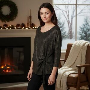 Size XL Laura metallic blouse